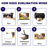 14 Pack Sublimation License Plate Blanks, Metal Automotive Sublimation License Plates Tag for Custom Design Work (White) HYHOSHI