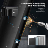 Marcree Gun Safe with Drawer, Rifle Safes for Home, Rifle Cabinet with Alarm System,Metal Gun Cabinets for Rifles and Pistols, Long Gun Safe with Two Movable Gun Racks, Digital Lock Marcree