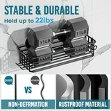 TAILI Shower Caddy Suction Cup 2 Pack with Hooks & Soap holder, Heavy Duty Shower Organizer for Bathroom, No Drilling Bathroom Organizer with Large Capacity, Black Metal Storage Basket TAILI