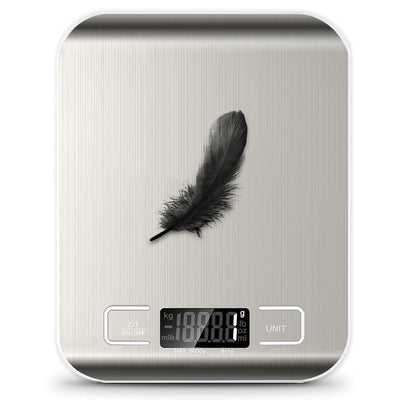 Food Scale, Digital Kitchen Scale Weight Grams and Ounces for Baking Cooking and Meal Prep, 6 Units with Tare Function, 11lb (Batteries Included)