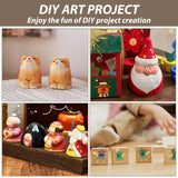 ABuff Basswood Carving Blocks 24 PCS Wood Blocks for Carving, Basswood for Wood Carving Wood, Unfinished Wood Blocks for Beginner or Expert Carvers and Whittling ABuff