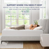 ELEMUSE King Size Dual Layer 3 Inch Memory Foam Mattress Topper, 2 Inch Cooling Gel Memory Foam and 1 Inch Thick Soft Pillow Top Mattress Pad Cover for Back Pain Relief, Bed Topper for Side Sleep ELEMUSE