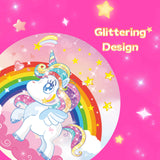 Unicorn Floor Puzzle for Kids Ages 3-5 Years Old: 70 Pieces Large Jigsaw Puzzles for Toddlers 4-8 Learning Educational Development Toys Game Girls Christmas Birthday Easter Gift FunPaxido