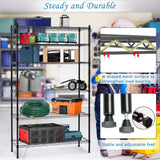 Dkeli Metal Wire Shelving Unit NSF Heavy Duty 6-Tier Height Adjustable Utility Steel Storage Shelves 42"L x 16"W x 72"H Commercial Grade Layer Shelf Organizer Rack 1500 LBS Capacity Garage Shelving Dkeli