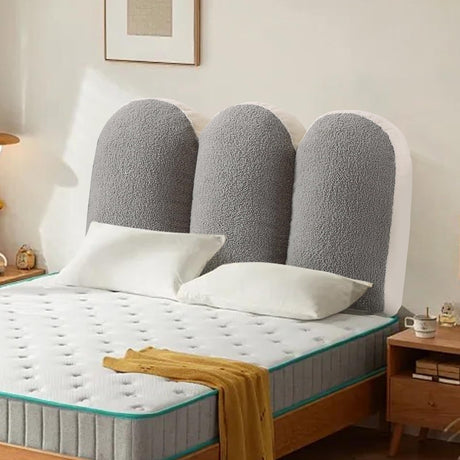 Ziihome Upholstered Tufted Headboard Pillow - Ultra Thick, Movable, Double Color Design for Twin & Queen Bed Ziihome