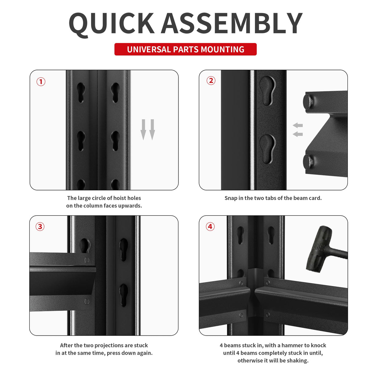 OLLRRACT Storage Shelves Garage Shelving Heavy Duty - 72''H Garage Shelves Adjustable 5 Tier Metal Shelving Unit Storage Rack Industrial Shelving Utility Shelf for Garage 16" D x36 W x72 H OLLRRACT