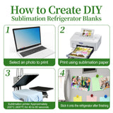 44 Pcs 4 x 6 Inch Thick Sublimation Blank Refrigerator Magnets Blanks Sublimation Magnet with 22 Pcs Fridge Magnets 22 Pcs Large Rectangle Blanks for Kitchen Microwave Oven Office Decor Supplies SENONAPO