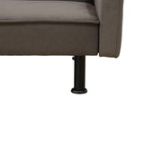 Nicbex Futon Sofa Bed Convertible Futon Sofa Couch Bed with Armrests,Sofa Converts into Sofa Bed, Upholstered Couch Sleeper, Folding Sofa Bed Futon Set for Living Room, Office, Apartment, Dark Grey NicBex