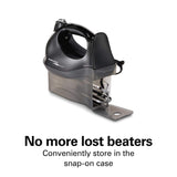 Hamilton Beach Power Deluxe 6-Speed Electric Hand Mixer with Snap-On Storage Case, QuickBurst, Beaters, Whisk, Powerful 250 Watt Motor, Bowl Rest, Black (62692) Hamilton Beach