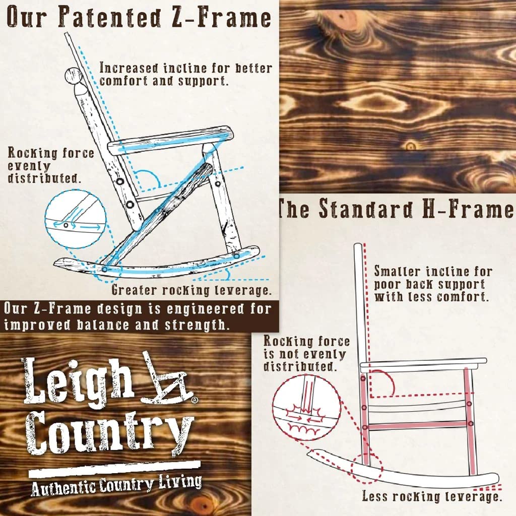 Leigh Country Char-Log Single Rocker (RHS05/23) Generic