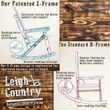 Leigh Country Char-Log Single Rocker (RHS05/23) Generic