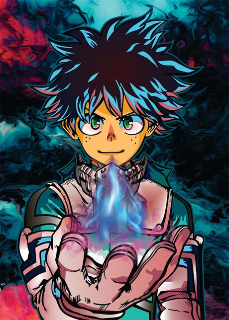 DIY 5D Diamond Painting Anime by Number Kits Full Drills for Adults, Cross Stitch Crystal Rhinestone Embroidery Pictures Arts Craft for Home Wall Decor Gift.(M-H-A-105-30X40) vodwml