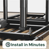 SunsGrove California King Adjustable Bed Frame with Wireless Remote, Zero Gravity, Head & Foot Incline, Anti-Snore, Memory Presets, Quiet Motor, Electric Bed with Adjustable Leg Heights SunsGrove