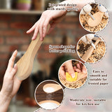 6Pcs Wood Carving Spoon Blank, Unfinished Wood Carving Spoon, 6.5IN, Blanks Carving Wood for Handicraft Enthusiasts ZMLTLMG
