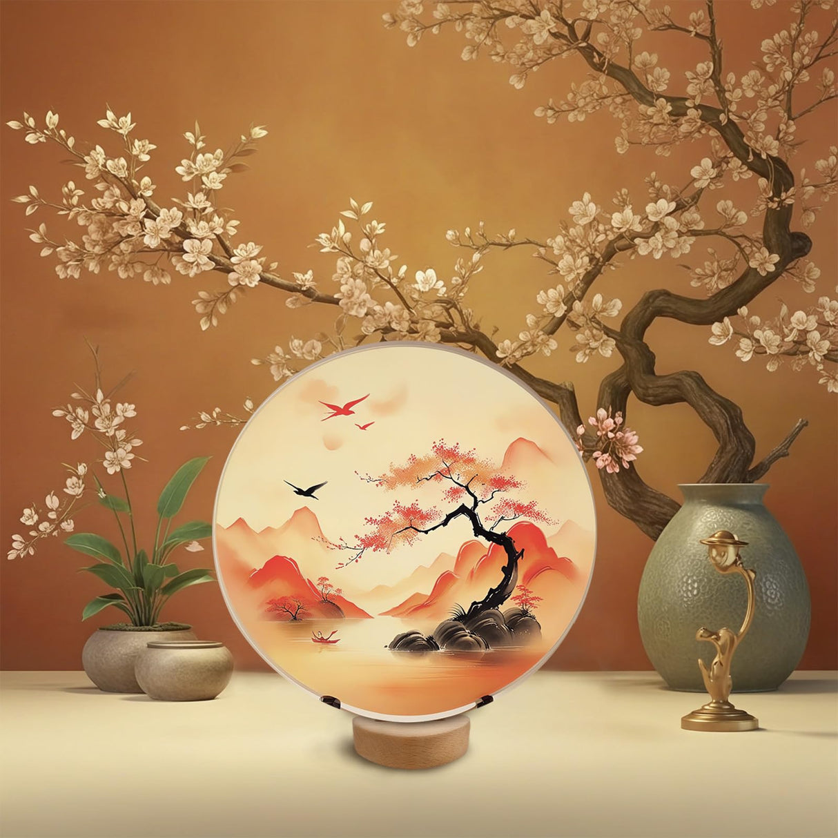 GeryVtee 6 Pcs Small Embroidery Hoop Stand Embroidery Hoop Display Stand Embroidery Frames for Display Embroidery Cross Stitch Hoop Accessories Decor (Triangle) GeryVtee