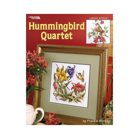 LEISURE ARTS Hummingbird Quartet Cross Stitch Book – Beautiful Cross Stitch Patterns for Stunning Hummingbird Designs. Perfect for Stitchers of All Levels LEISURE ARTS