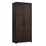 Sauder HomePlus Storage Pantry Cabinet, L: 30.71" x W: 17.21" x H: 68.82", Dakota Oak finish Sauder