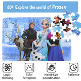 Princess Puzzles for Kids Ages 4-8 60 Pieces Puzzles for Kids Ages 3-5 Princess Puzzle for Girls and Boys Toys Jigsaw Puzzles in a Metal Box Educational Puzzles (Princess 0679) doovide