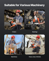 VEVOR Cordless Grease Gun, 8000 PSI Max Pressure, Electric Grease with LED Light & 35.4-inch Hose, Compatible with 18V Makita Battery, Suitable for Greasing Vehicles or Machines(No Battery,Tool Only) VEVOR