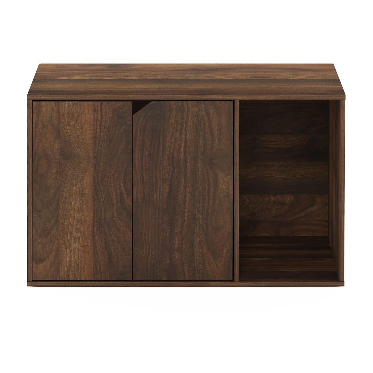 Furinno Peli Litter Box Enclosure, Columbia Walnut Furinno