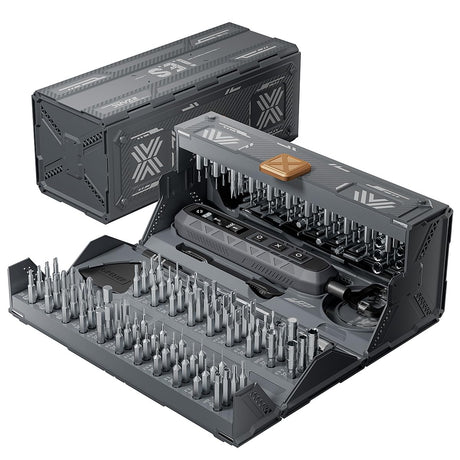 EZARC Electric Screwdriver Set, 181 in 1 Cordless Screwdriver, 3 Torque Settings with 160 Magnetic Precision Bits, Power Screwdriver Repair Tool Kit for Phone Laptop Camera Watch Computer EZARC