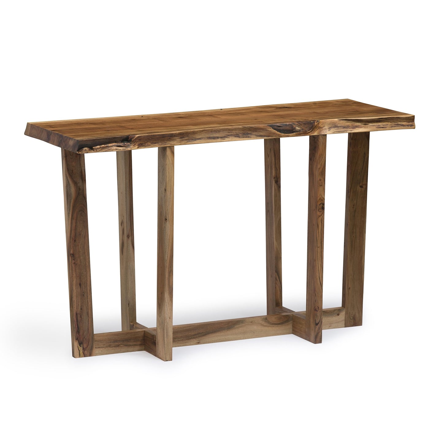 Alaterre Furniture Berkshire Media, Natural Console Table - WoodArtSupply