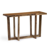 Alaterre Furniture Berkshire Media, Natural Console Table Alaterre Furniture