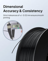 ELEGOO TPU Filament 1.75mm White 1KG, 95A Flexible Soft 3D Printing Filament Dimensional Accuracy +/- 0.02mm, 1KG Spool(2.2lbs) for Most FDM 3D Printers ELEGOO