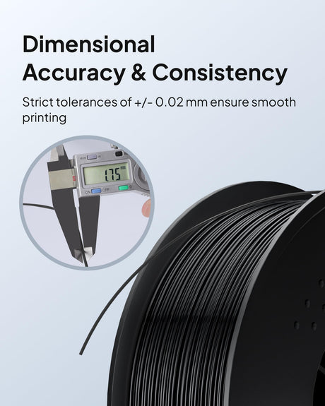 ELEGOO TPU Filament 1.75mm White 1KG, 95A Flexible Soft 3D Printing Filament Dimensional Accuracy +/- 0.02mm, 1KG Spool(2.2lbs) for Most FDM 3D Printers ELEGOO