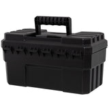 Akro-Mils 09514 ProBox 14-Inch Plastic Toolbox for Tools, Hobby or Craft Storage Toolbox with Removable Tray, 14-Inch x 8-Inch x 8-Inch, Black Akro-Mils