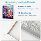 2 Pack Paint by Numbers with Frame,Hummingbird Paint by Number Kits for Adults,Paint by Numbers for Beginner on Canvas,DIY Acrylic Easy Oil Painting Arts Gift Crafts Kits for Home Wall Decor 8x8inch YarnWhimsy