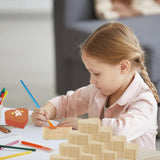 ACXFOND 12PCS Unfinished Unpainted Wooden Box with 20PCS Art Brushes, Unfinished Wooden Heart Box with Hinged Lid Wood Craft Box Organizer for Jewelry Box Gift Box Artist Tool ACXFOND