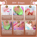 LYKEJI Cats Diamond Art Kits for Adults 5D Full Drill Diamond Painting Kit, Three Tiger Cross Stitch Art Kits Painting with Diamonds 11.8×15.7 Inch LYKEJI