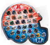 MasterPieces 500 Piece Sports Jigsaw Puzzle for Adults - NFL Helmet Shaped Puzzle - 25"x22" Masterpieces