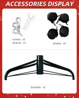 Christmas Tree Stands for Artificial Trees, Artificial Christmas Tree Stand with Wheels,Rolling Christmas Tree Base for 3 Ft to 6 Ft Artificial Christmas Trees, fits 0.5-1.25 Inch Tree Pole, Green BakCover