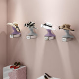 blingworld Shoe Floating Display Shelves Wall Mount Set of 4 – Mirrored Bling Glass Levitating Sneakers Shelves, Space-Saving Sneaker Display Shelf for Collectibles, Bedrooms, Dorms & Game blingworld