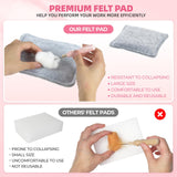 MOREJMTT Needle Felting Kit, 6 PCS Farm Animal Needle Felting Beginner Kits, Wool Felt Needle Felting Tools Foam Pad, Craft Party Supplies for Beginners Adult(6pack Axolotl) MOREJMTT