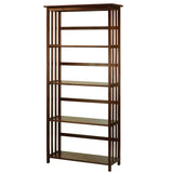 Casual Home Mission Style 5-Shelf Bookcase, Walnut Casual Home
