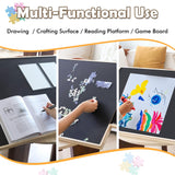 Rotating Puzzle Board 1500 Pieces - Adjustable Puzzle Table with Drawers & Dust Cover, 27x35 Inch Portable Wooden Jigsaw Board, Ergonomic Tilt for Adults, Gift for Mom Kids Wdmiya