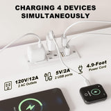 NASHZEN Dresser TV Stand with 7 Drawers, Dresser TV Stand with LED Lights & Power Outlets, Bedroom Dresser, Chest of Drawers up to 45'' Long TV, Wide Fabric Dresser with Open Shelf (White) NASHZEN