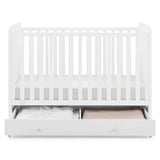 GAP babyGap Graham 4-in-1 Convertible Crib with Storage Drawer - Greenguard Gold Certified, Bianca White Delta Children