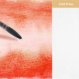 Lightwish Watercolor Sketchbook,100% Cotton Acid Free Watercolor Journal,300gsm/140lb Cold Press Watercolor Paper for Artists,Adults,Students,20 Sheets,9.25 * 6.3 Inches LIGHTWISH