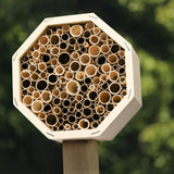 Mason Bee House,Hanging Bee Houses for The Garden, Pollinating Bee House Attracts Peaceful Bee,Insect Observation,Beekeeping Supplies Pumwoy