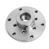 BMWOOD 4" Faceplate with 1"x8TPI Thread, with Two Nylon Washers for Woodturning Lathe,12 Mounting Holes. BMWOOD