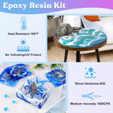 LET'S RESIN 1 Gallon Epoxy Resin Kit with Black Epoxy Resin Pigment Paste,100ml High Concentrated Epoxy Resin Color Pigment for Resin Art LET'S RESIN