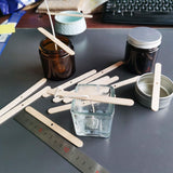 MILIVIXAY Wooden Candle Wick Holders,Candle Wicks Centering Device - Candle Centering Tool, 120 Pack MILIVIXAY