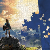 The Legend of Zelda "Breath of the Wild" 1000 Piece Jigsaw Puzzle Collectible Puzzle Featuring Link from The Legend of Zelda Video Game Officially Licensed Nintendo Merchandise USAOPOLY