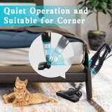 Intercleaner Corded Vacuum Cleaner, 15KPa Powerful Suction with 400W Motor, 12 in 1 Lightweight Bagless Stick Vac with Handheld, Ultra Quiet, for Hardwood Floor Carpet Car Pet Hair Intercleaner