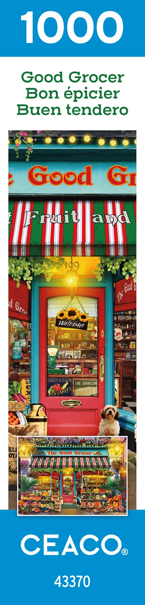 Ceaco - Gary Walton - Shop Windows - Good Grocer - 1000 Piece Jigsaw Puzzle