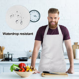 Syhood 18 Pack Bib Apron with Pocket Unisex Commercial Apron Kitchen Plain Bulk Chef Grill Cook Apron for Women Men Cooking Restaurant BBQ Painting Crafting(White) Syhood